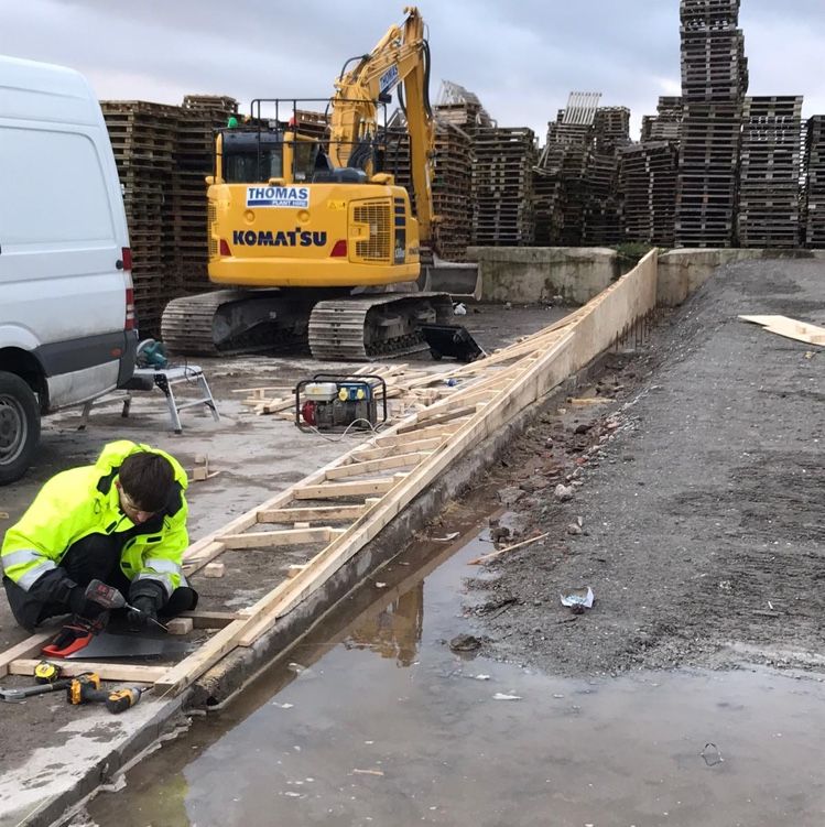 Drainage installation project in Merseyside by BJL Groundworks
